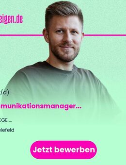 Kommunikationsmanager (m/w/d) - Bielefeld