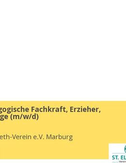 Sozialpädagogische Fachkraft, Erzieher, Heilpädagoge (d/m/w) - Marburg