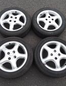 4x 185/55 R 15 Sommerreifen Alufelgen Opel Tigra A 2A in 55576