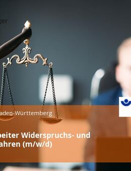 Sachbearbeiter Widerspruchs- und Klageverfahren (m/w/d) - Stuttgart