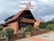 RESERVIERT-sehr gepflegtes Einfamilienhaus mit großer Einliegerwohnung in idyllischer Lage und Blick über Wiesen u. Felder - Marklohe