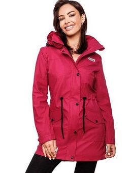 Navahoo Outdoorjacke Deike modischer Damen Outdoor Regenmantel