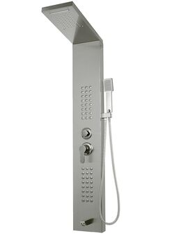 Duschsäule Kopfbraus Regenduschensäule Edelstahl Hydromassage - Wuppertal