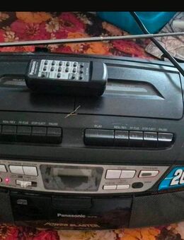 Panasonic RX-DT39( Radio UKW/MW + Doppelt Cassetten Deck + CD Player )Power Blaster(2x20W)/+CD & Cassetten - Zerbst (Anhalt)