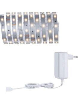 Paulmann LED-Streifen MaxLED 250 Basisset 3m IP20 2700K 12W 230/24V Silber, 1-flammig