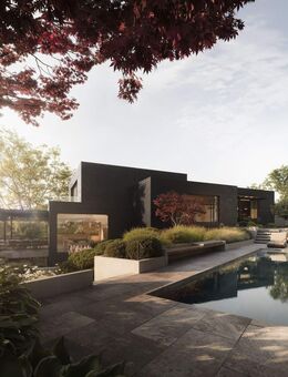 Zen meets luxury - moderne projektierte Japandi-Villa am Starnberger See - Pöcking