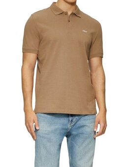 s.Oliver Poloshirt mit Logostickerei