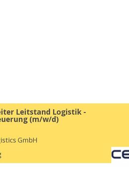 Sachbearbeiter Leitstand Logistik - Materialsteuerung (m/w/d) - Hamburg