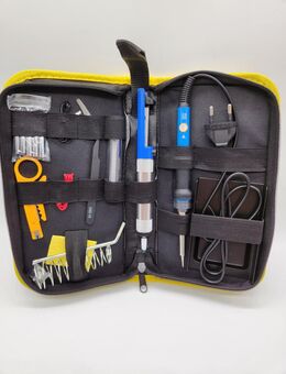 Großes Lötkolben Set mit viel Zubehör und Tasche Neu - Neumünster