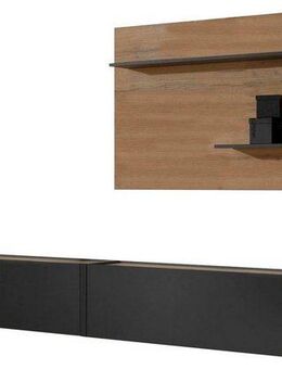INOSIGN Wohnwand City/Giron, moderne Anbauwand, Komplettset in vielen Farben verfügbar, (Set, 3-St), enthält zwei Hängeschränke & ein Wandpaneel