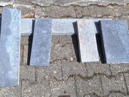 Kantenstein 100cm lang Bordstein Randstein Palisade Leistenstein grau - Essen