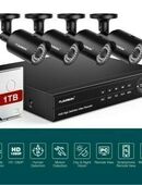 FULL HD 1080P Kamera Überwachungskamera System CCTV 4er in 12051