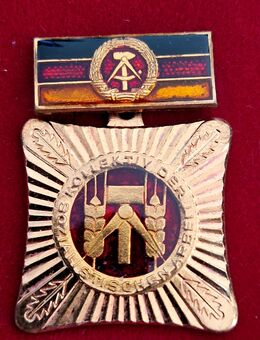 DDR Medaille " Kollektiv der sozialistischen Arbeit" - Creuzburg