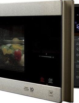 LG Mikrowelle MS 2595 CIS, Mikrowelle, 25 l, Smart Inverter Technologie, echte Glasfront