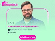 Product Owner PLM-System Windchill (m/w/d) - Langenau