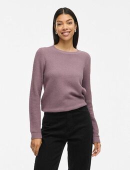 Vila Rundhalspullover VIDALO O-NECK L/S KNIT TOP- NOOS
