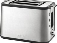 Krups Toaster KH442D Control Line, 2 kurze Schlitze, für 2 Scheiben, 850 W, 6 Stufen, erweiterte Funktionen, Hebefunktion, Krümelschublade