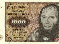 1000 DM Banknote - Gelsenkirchen