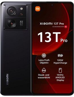 Xiaomi 13T Pro mit 12GB RAM + 512GB internem Speicher Smartphone (16,94 cm/6,67 Zoll, 512 GB Speicherplatz, 50 MP Kamera, 16,94 cm (6,67 Zoll) 144 Hz CrystalRes AMOLED Display)