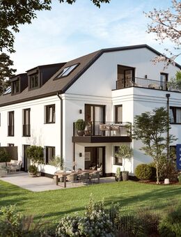 Individuelle NEUBAU-3-Zimmer-Dachgeschosswohnung mit Sonnenterrasse - München