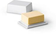Continenta Butterdose, Keramik, (1-tlg), für 250g Butter, Keramik weiß 12x10x6cm