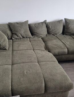 Wohnlandschaft in MIcrofaser/Webstoffoptik - Pforzheim