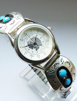 Schöne Navajo 925 Sterling Silber Damen Armbanduhr in Top Zustand - Kamp-Lintfort Zentrum