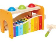 Hape Spielzeug-Musikinstrument Xylophon, Xylophon und Hammerspiel