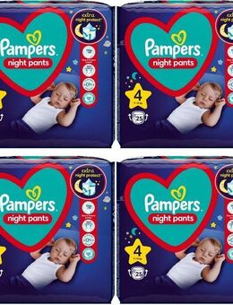 Pampers Night Windeln Größe 4 100 Stk. 9-15kg Set 232 - Ingolstadt