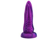 Deep Cosmos Tentacle Dildo – Der Griff aus der Tiefe des Universums, 19 cm, Texturiert und Mächtig - Essen