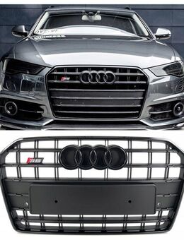 GRILL AUDI S6 A6 C7 LIFT S-LINE SHADOW LINE 4G0853653M 2014-2017 - Wuppertal