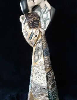 Figur Statue Skulptur Gustav Klimt "Artis Orbis" Der Kuss 36 cm - Regenstauf