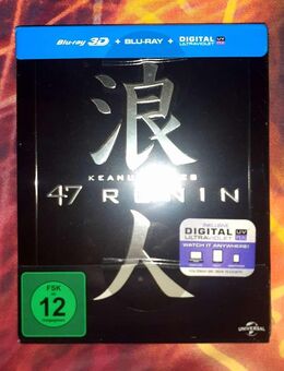 Keanu Reeves 47Ronin Bluray 3D Steelbook (neu) - Mannheim Zentrum