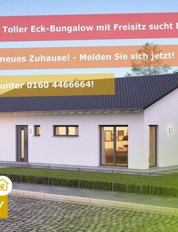Eck-Bungalow EH40+ QNG mit Freisitz und attraktiver Bauplatz-Option! Eigenleistung! - Altenstadt (Hessen)
