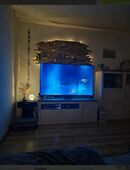 Holz-Wand Deko / TV-Wand aus Echtholz – Handmade 44879 Bochum in 44879