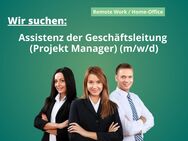 Assistenz der Geschäftsleitung (Projekt Manager) (m/w/d), Remote / Home-Office - Köln