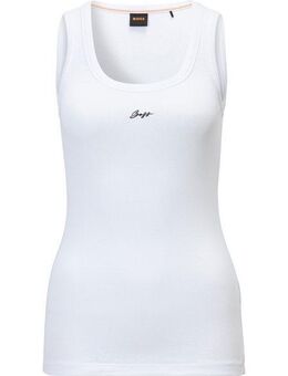 BOSS ORANGE Tanktop Ematite Premium Damenmode mit gerippter Struktur
