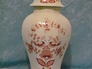 Deckelvase Lichte fine China DDR achteckig Indisch Purpur Ostalgie VINTAGE - Zeuthen