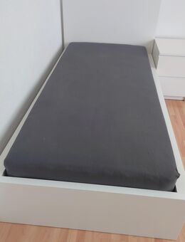 2× Einzelbett weiß kann auch einzeln verkaufen - Wuppertal