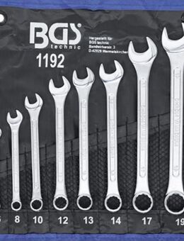 Ring- Maulschlüsselsatz, 8tlg. 6- 19 mm von BGS. OVP. NEU - Völklingen Zentrum