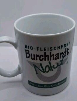 Tasse Bio-Fleischerei Burchhardt Natur Werbung 10cm hoch 8cm - Essen