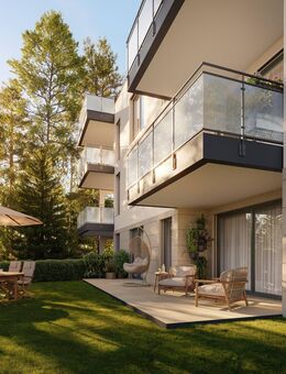 Mit Gartenanteil: Exklusives Neubauprojekt "Zähringer DUO", WE 1.3, 3-Zimmer-Wohnung - Freiburg (Breisgau)