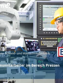 Produktionsmitarbeiter im Bereich Pressen (m/w/d) - Ennepetal (Stadt der Kluterhöhle)