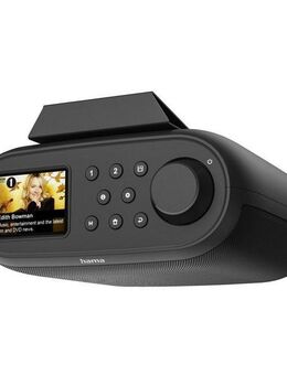 Hama DAB-Radio (mit Bluetooth, Digitalradio, FM/DAB plus, Radiowecker) Digitalradio (DAB) (5 W, Unterbauradio mit Montagematerial)