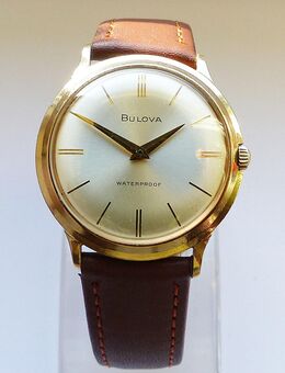Schöne Bulova Classic Gold 17Jewels Herren Vintage Armbanduhr - Kamp-Lintfort
