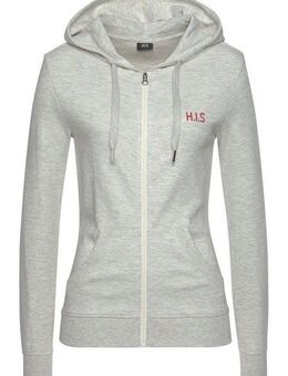 H.I.S Kapuzensweatjacke Loungejacke mit Kapuze und seitlichen Taschen, Loungewear