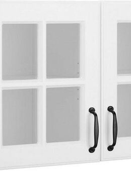 wiho Küchen Glashängeschrank Erla Front mit Glaseinsatz