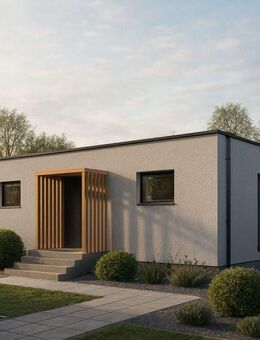 Rohe 77 - Moderner Bungalow in KfW 40, einzugsfertig inkl. KfW40, Fundamente - Marktredwitz