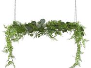 Kunstpflanze Dekohängeobjekt mit Kunstpflanzen, Creativ green, Höhe 45 cm, mit Metallrahmen zum Aufhängen