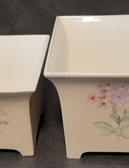 2 Übertöpfe / Blumentöpfe Villeroy & Boch Serie Florea - Berlin Tempelhof-Schöneberg